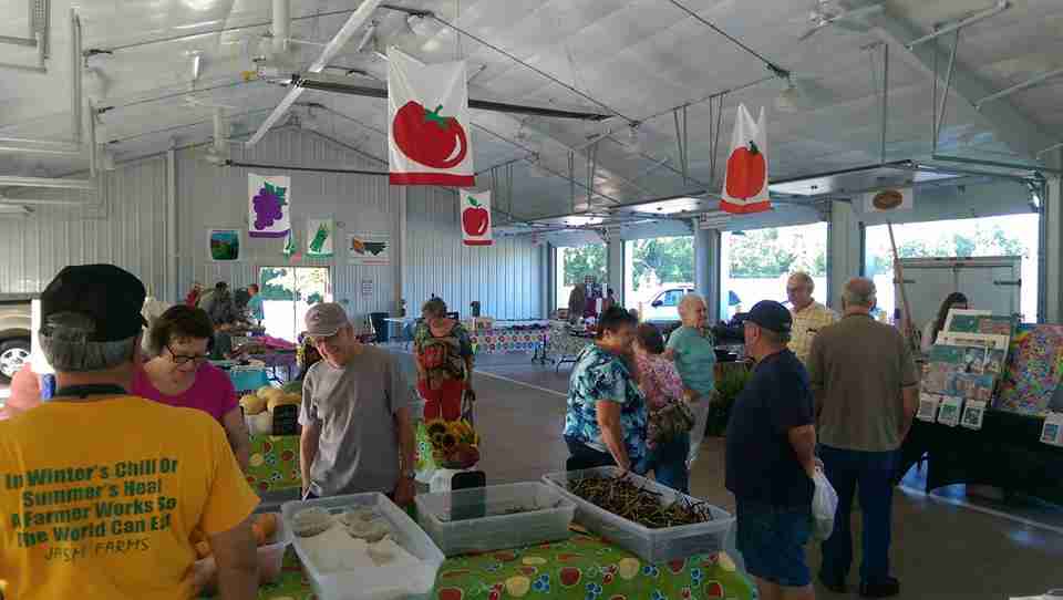 Market day at the Vance County Regional Farmers Market